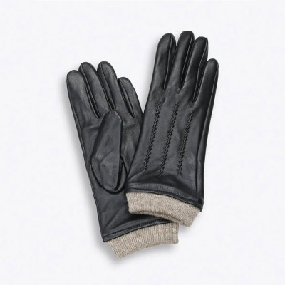 Axel® ΓΑΝΤΙΑ ΔΕΡΜΑΤΙΝΑ ΠΛΕΚΤΟ ΤΕΛΕΙΩΜΑ 1802-0165-BLACK003-S