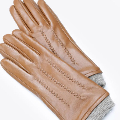 Axel® ΓΑΝΤΙΑ ΔΕΡΜΑΤΙΝΑ ΠΛΕΚΤΟ ΤΕΛΕΙΩΜΑ 1802-0165-CAMEL025-S