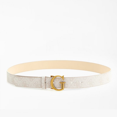 GUESS® GINEVRA LOGO ADJUSTABLE BELT ΖΩΝΗ ΓΥΝΑΙΚΕΙΟ BW7742VIN30-STONE LOGO
