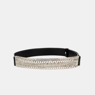 GUESS® NOT ADJUSTABLE BELT ΖΩΝΗ ΓΥΝΑΙΚΕΙΟ BW7830VIN35-BLACK S
