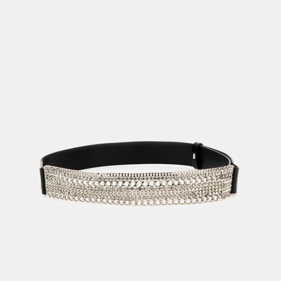 GUESS® NOT ADJUSTABLE BELT ΖΩΝΗ ΓΥΝΑΙΚΕΙΟ BW7830VIN35-BLACK S