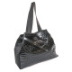 FRNC® ΓΥΝΑΙΚΕΙΑ ΤΣΑΝΤΑ FINTAPELLE CROCCO-CAMOS 5925-BLK