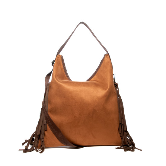 FRNC® ΓΥΝΑΙΚΕΙΑ ΤΣΑΝΤΑ ECO PELLE-SUEDE LEATHER 6033-TBC