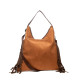 FRNC® ΓΥΝΑΙΚΕΙΑ ΤΣΑΝΤΑ ECO PELLE-SUEDE LEATHER 6033-TBC