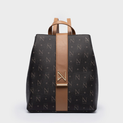NOLAH® ΓΥΝΑΙΚΕΙΑ ΤΣΑΝΤΑ HERON BROWN LIGHT GOLD