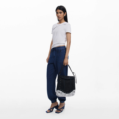 Desigual® ΓΥΝΑΙΚΕΙΑ ΤΣΑΝΤΑ BACK_SNAKE PATCH JERSEY 2 25WAKP11-2000