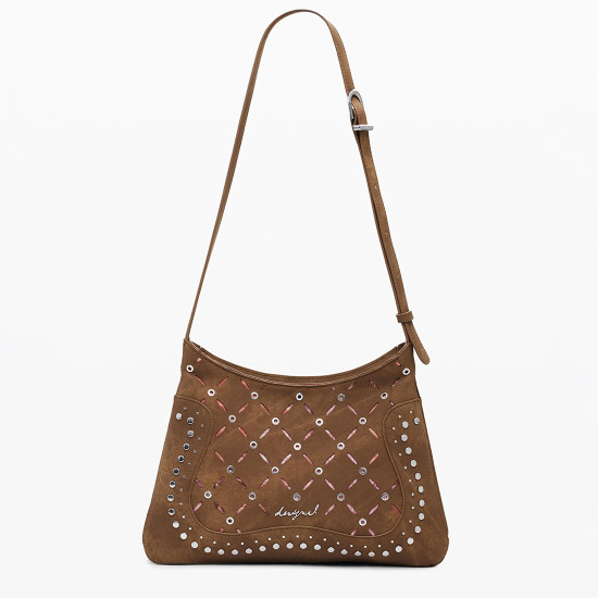 Desigual® ΓΥΝΑΙΚΕΙΑ ΤΣΑΝΤΑ BAG_YANKEE MANAOS CAMEL 25WAXPB4-6011
