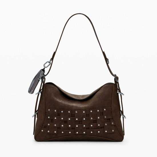 Desigual® ΓΥΝΑΙΚΕΙΑ ΤΣΑΝΤΑ BAG_NEW PATCH 2 CHOCO 25WAXPBP-6009