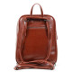 DOCA® ΤΣΑΝΤΑ BACKPACK ΜΕ ΕΞΩΤΕΡΙΚΗ ΤΣΕΠΗ ΜΕ ΦΕΡΜΟΥΑΡ ΤΑΜΠΑ  ΑΠΟ ΓΝΗΣΙΟ ΔΕΡΜΑ 22888