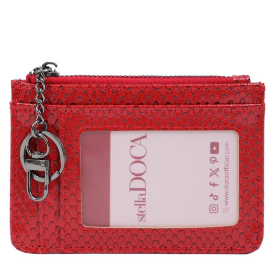 DOCA® ΠΟΡΤΟΦΟΛΙ ΚΑΡΤΩΝ ΚΟΚΚΙΝΟ 67542