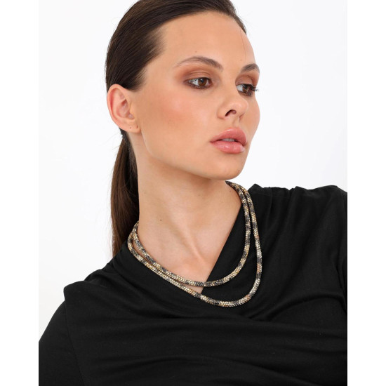 DOCA® ΚΟΛΙΕ ΚΡΑΜ.ΜΕΤΑΛ.+ΚΡΥΣΤ. ΔΥΟ ΣΕΙΡ.ΣΤΡΑΣ ΧΡΥΣΟ/ΓΚΡΙ 81867