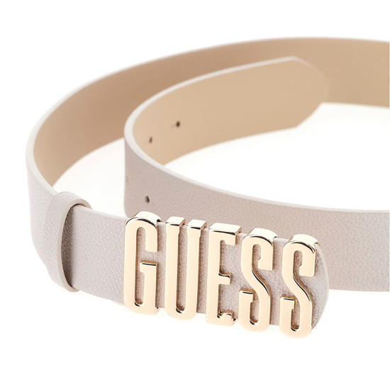 GUESS® MERIDIAN NOT ADJ PANT BELT H35 ΖΩΝΗ ΓΥΝΑΙΚΕΙΑ IVORY L BW9113P4235