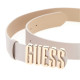 GUESS® MERIDIAN NOT ADJ PANT BELT H35 ΖΩΝΗ ΓΥΝΑΙΚΕΙΑ IVORY M BW9113P4235