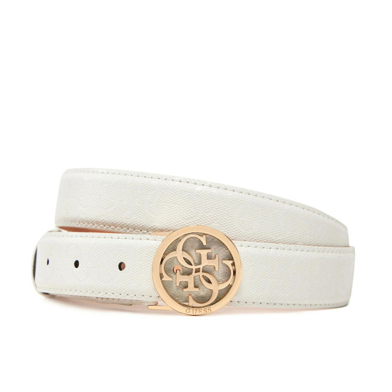 GUESS® BETULLA ADJ PANT BELT ΖΩΝΗ ΓΥΝΑΙΚΕΙΑ WHITE LOGO L BW9225P5230