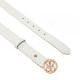 GUESS® BETULLA ADJ PANT BELT ΖΩΝΗ ΓΥΝΑΙΚΕΙΑ WHITE LOGO L BW9225P5230