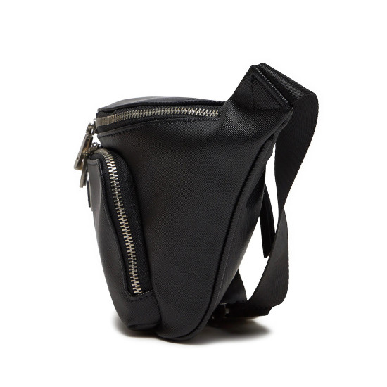 GUESS® SAFFIANO ECO MAXI BUM BAG HMMISAP4256-GU0/BLA