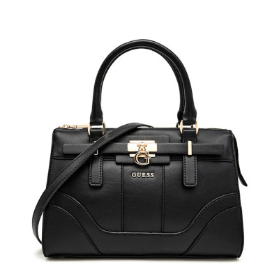 GUESS® ΓΥΝΑΙΚΕΙΑ ΤΣΑΝΤΑ GREYSON II SMALL SATCHEL HWBG9206050-BLA