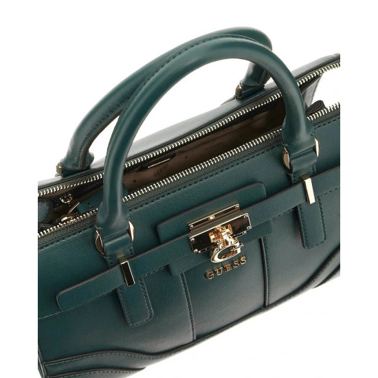 GUESS® ΓΥΝΑΙΚΕΙΑ ΤΣΑΝΤΑ GREYSON II SMALL SATCHEL HWBG9206050-FOR