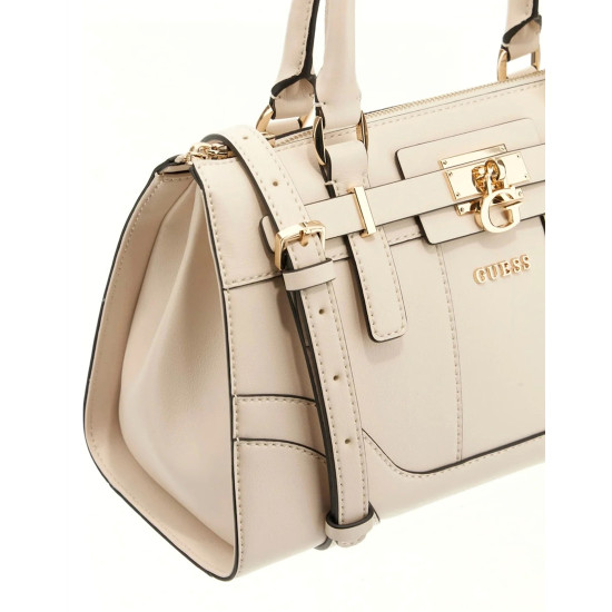 GUESS® ΓΥΝΑΙΚΕΙΑ ΤΣΑΝΤΑ GREYSON II SMALL SATCHEL HWBG9206050-STO