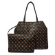 GUESS® ΓΥΝΑΙΚΕΙΑ ΤΣΑΝΤΑ VICTTORIA LRG 2 IN 1 TOTE HWEPQ951429-BRO