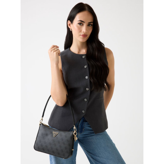 GUESS® ΓΥΝΑΙΚΕΙΑ ΤΣΑΝΤΑ ECO ERICA TOP ZIP SHOULDER BAG HWESG951018-CLO