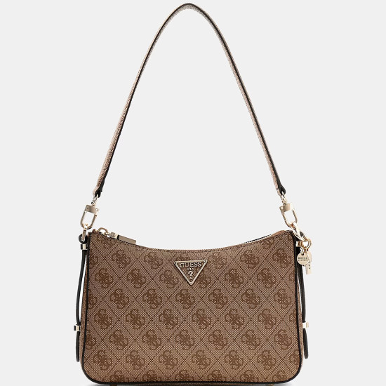 GUESS® ΓΥΝΑΙΚΕΙΑ ΤΣΑΝΤΑ ECO ERICA TOP ZIP SHOULDER BAG HWESG951018-LTL