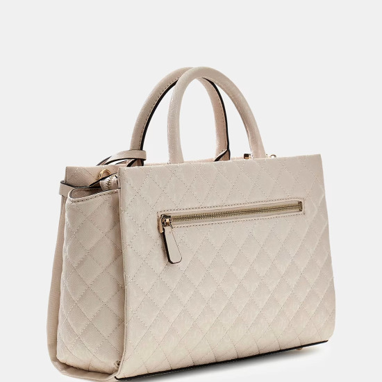 GUESS® ΓΥΝΑΙΚΕΙΑ ΤΣΑΝΤΑ IDRA GIRLFRIEND SATCHEL HWGG8157060-STO