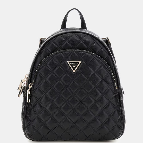 GUESS® ΓΥΝΑΙΚΕΙΑ ΤΣΑΝΤΑ GIULLY II DOME BACKPACK HWQG9673320-BLA
