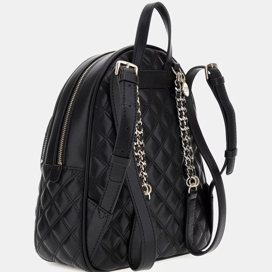 GUESS® ΓΥΝΑΙΚΕΙΑ ΤΣΑΝΤΑ GIULLY II DOME BACKPACK HWQG9673320-BLA