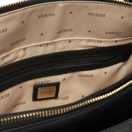 GUESS® ΓΥΝΑΙΚΕΙΑ ΤΣΑΝΤΑ DARYNA II 2 COMP SATCHEL HWVG7208060-BLA
