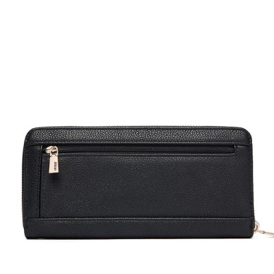 GUESS® ΓΥΝΑΙΚΕΙΟ ΠΟΡΤΟΦΟΛΙ LAUREL II SLG LARGE ZIP AROUND SWBG7459146-BLA