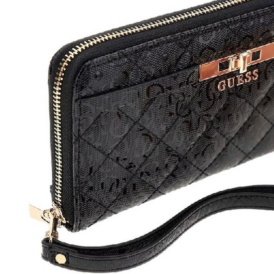 GUESS® ΓΥΝΑΙΚΕΙΟ ΠΟΡΤΟΦΟΛΙ IDRA SLG LARGE ZIP AROUND SWGG8157146-BLA