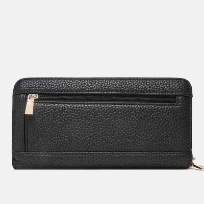 GUESS® ΓΥΝΑΙΚΕΙΟ ΠΟΡΤΟΦΟΛΙ BRENTON SLG LRG ZIP AROUND SWPG9648146-BLA