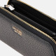 GUESS® ΓΥΝΑΙΚΕΙΟ ΠΟΡΤΟΦΟΛΙ BRENTON SLG LRG ZIP AROUND SWPG9648146-BLA