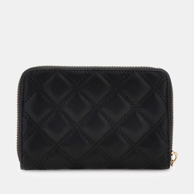 GUESS® ΓΥΝΑΙΚΕΙΟ ΠΟΡΤΟΦΟΛΙ GIULLY II SLG MED ZIP AROUND SWQG9673140-BLA