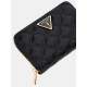 GUESS® ΓΥΝΑΙΚΕΙΟ ΠΟΡΤΟΦΟΛΙ GIULLY II SLG MED ZIP AROUND SWQG9673140-BLA