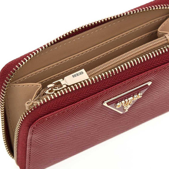 GUESS® ΓΥΝΑΙΚΕΙΟ ΠΟΡΤΟΦΟΛΙ LAUREL II SLG MED ZIP AROUND SWZG7459140-GAR