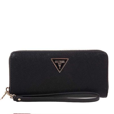GUESS® ΓΥΝΑΙΚΕΙΟ ΠΟΡΤΟΦΟΛΙ LAUREL II SLG LARGE ZIP AROUND SWZG7459146-BLA