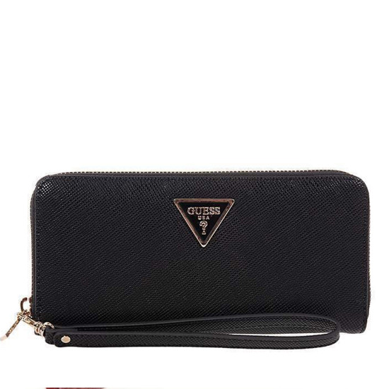 GUESS® ΓΥΝΑΙΚΕΙΟ ΠΟΡΤΟΦΟΛΙ LAUREL II SLG LARGE ZIP AROUND SWZG7459146-BLA