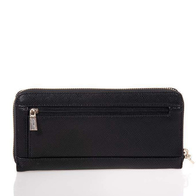 GUESS® ΓΥΝΑΙΚΕΙΟ ΠΟΡΤΟΦΟΛΙ LAUREL II SLG LARGE ZIP AROUND SWZG7459146-BLA