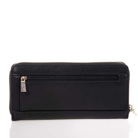 GUESS® ΓΥΝΑΙΚΕΙΟ ΠΟΡΤΟΦΟΛΙ LAUREL II SLG LARGE ZIP AROUND SWZG7459146-BLA