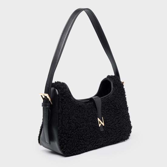 NOLAH® ΓΥΝΑΙΚΕΙΑ ΤΣΑΝΤΑ SHEEPY BLACK NOLAH® ΓΥΝΑΙΚΕΙΑ ΤΣΑΝΤΑ SHEEPY BLACK