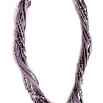 DOCA® Κολιέ γκρι 79928