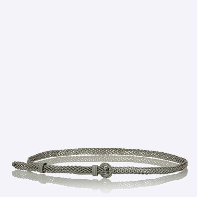 Axel®  ΖΩΝΗ ΔΕΡΜΑ ΠΛΕΚΤΟ ΣΧΕΔΙΟ 1609-0083-GREY