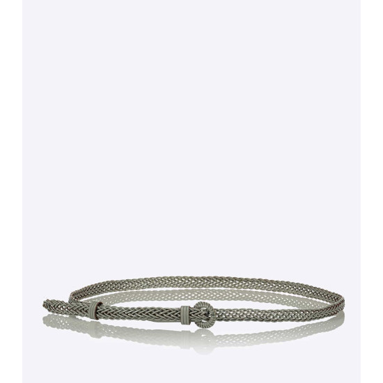 Axel® ΖΩΝΗ ΔΕΡΜΑ ΠΛΕΚΤΟ ΣΧΕΔΙΟ 1609-0083-GREY Axel® ΖΩΝΗ ΔΕΡΜΑ ΠΛΕΚΤΟ ΣΧΕΔΙΟ 1609-0083-GREY