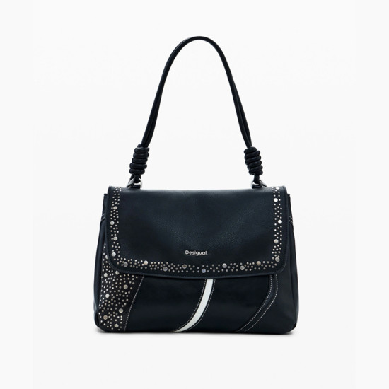 Desigual® D1 BAG_PUNKETTE POSADAS ΤΣΑΝΤΑ ΓΥΝΑΙΚΕΙΑ NEGRO 25SAXPBT