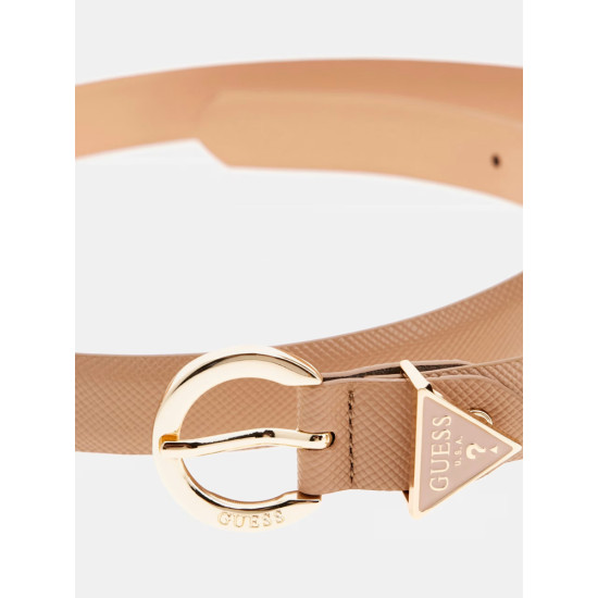 GUESS® NOELLE ADJ PANT BELT H25 ΖΩΝΗ ΓΥΝΑΙΚΕΙΑ BEIGE M BW9071P4125