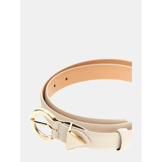 GUESS® NOELLE ADJ PANT BELT H25 ΖΩΝΗ ΓΥΝΑΙΚΕΙΑ STONE L BW9071P4125