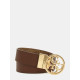 GUESS® NOELLE ADJ & REV PANT BELT H35 ΖΩΝΗ ΓΥΝΑΙΚΕΙΑ LATTE LOGO S BW9166P4235