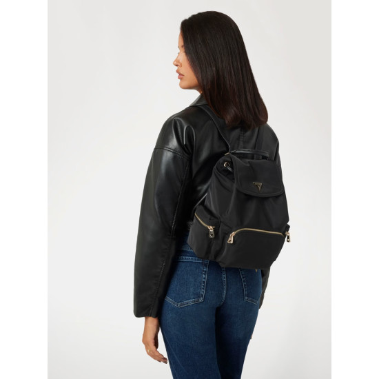 GUESS® ECO GEMMA BACKPACK ΤΣΑΝΤΑ ΓΥΝΑΙΚΕΙΑ BLACK HWEYG839532